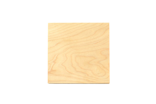 Square Natural Wood Slices - 4" x 4"