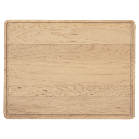 Maple Cutting Boards with Drip Ring