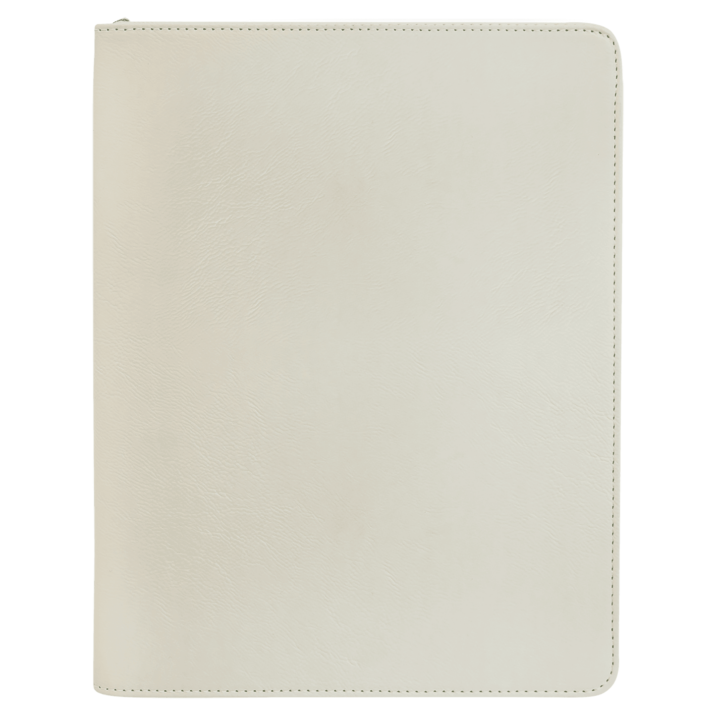 Laserable Leatherette Portfolio with Zipper