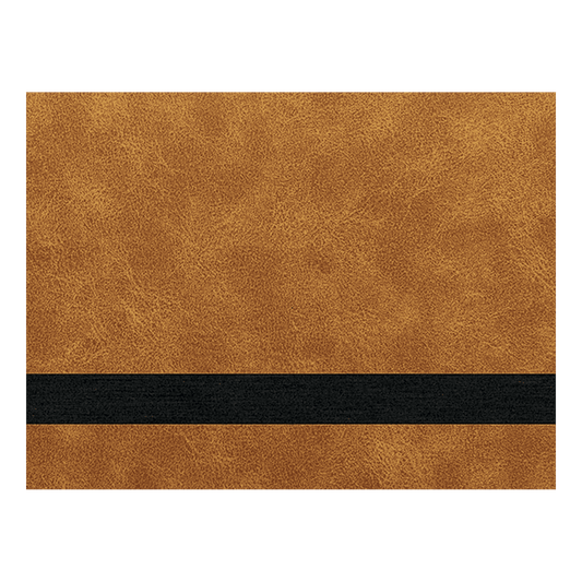 HEAT ACTIVATED ADHESIVE Premium (Thick) Lasered Leatherette Sheets (Earth Tones Collection) - 12" x 24”