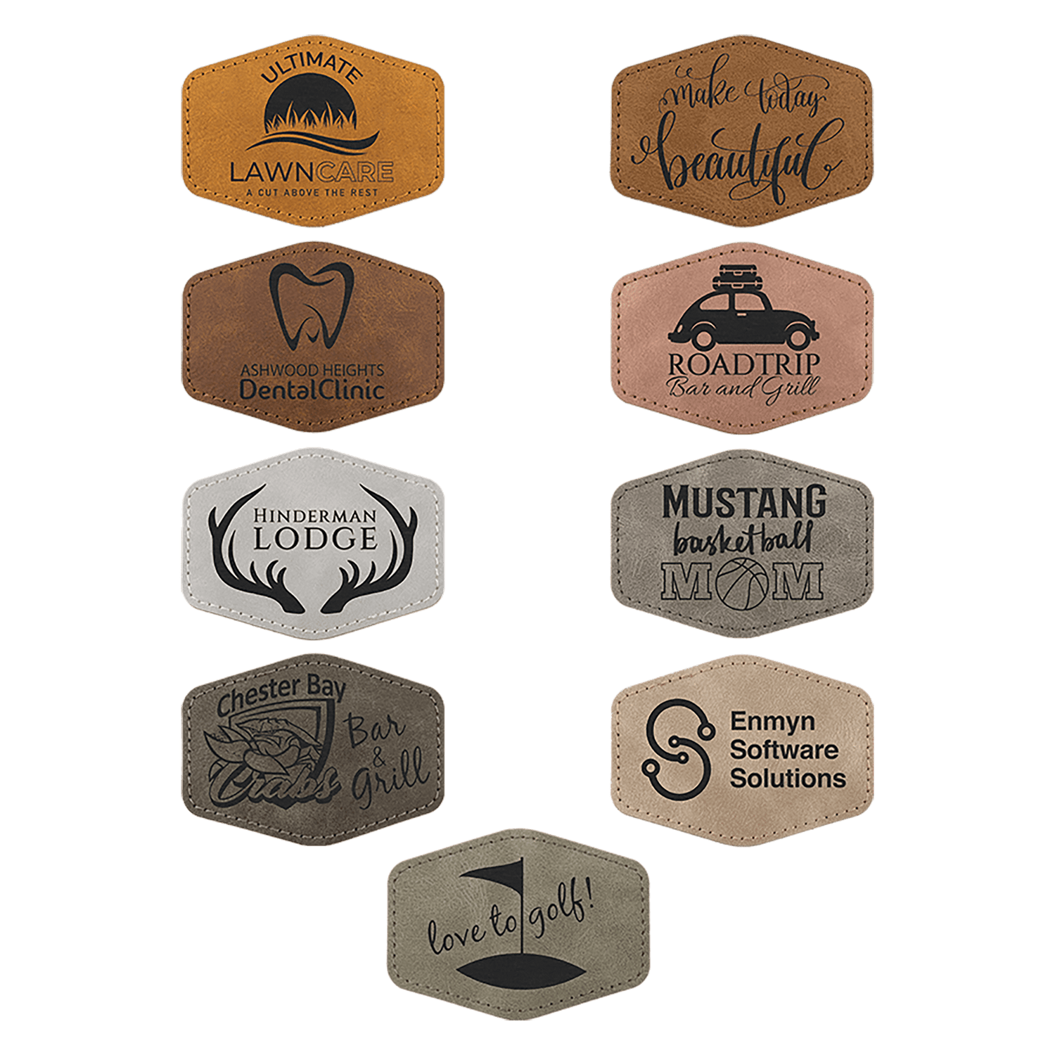 Laserable Leatherette Patches