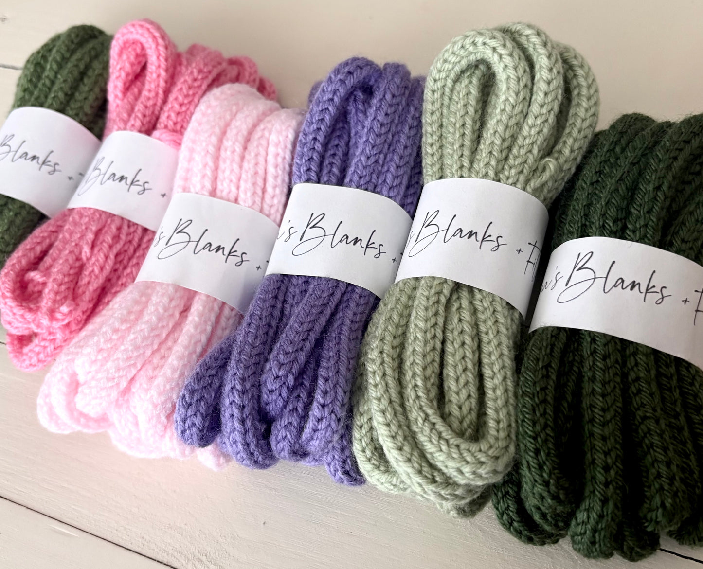 Knitted Acrylic Yarn I-Cord (Tricotin Cord) - By the Yard (36 Inches)