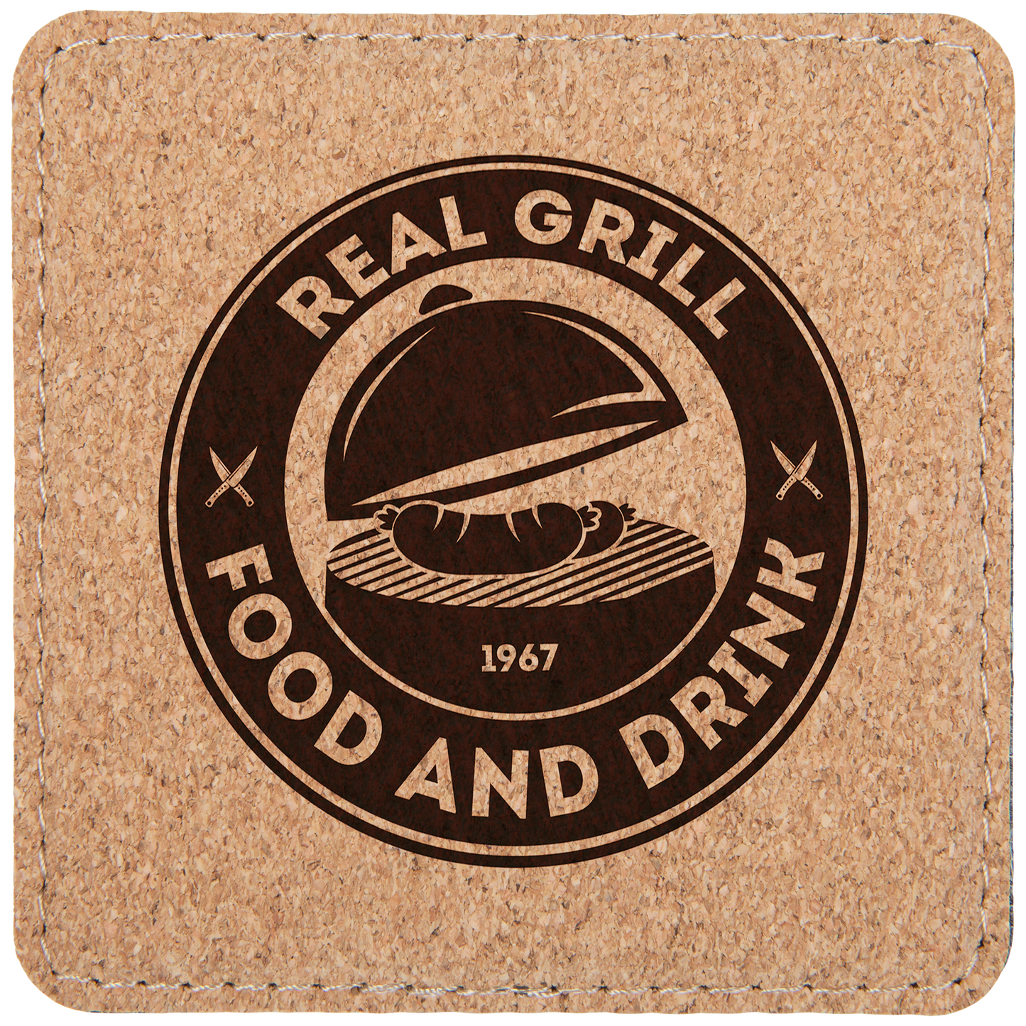 Leatherette Coasters - 6pc Sets (Square)