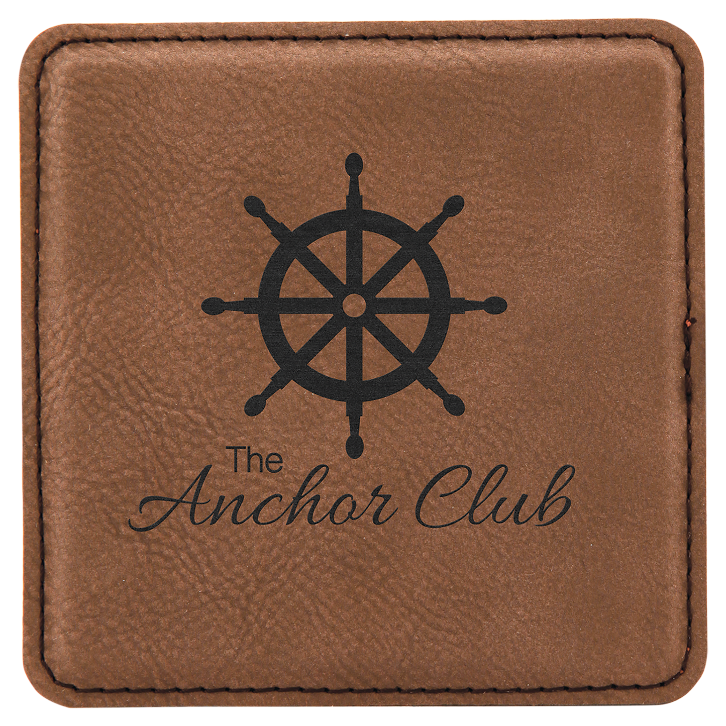 Leatherette Coasters - 6pc Sets (Square)