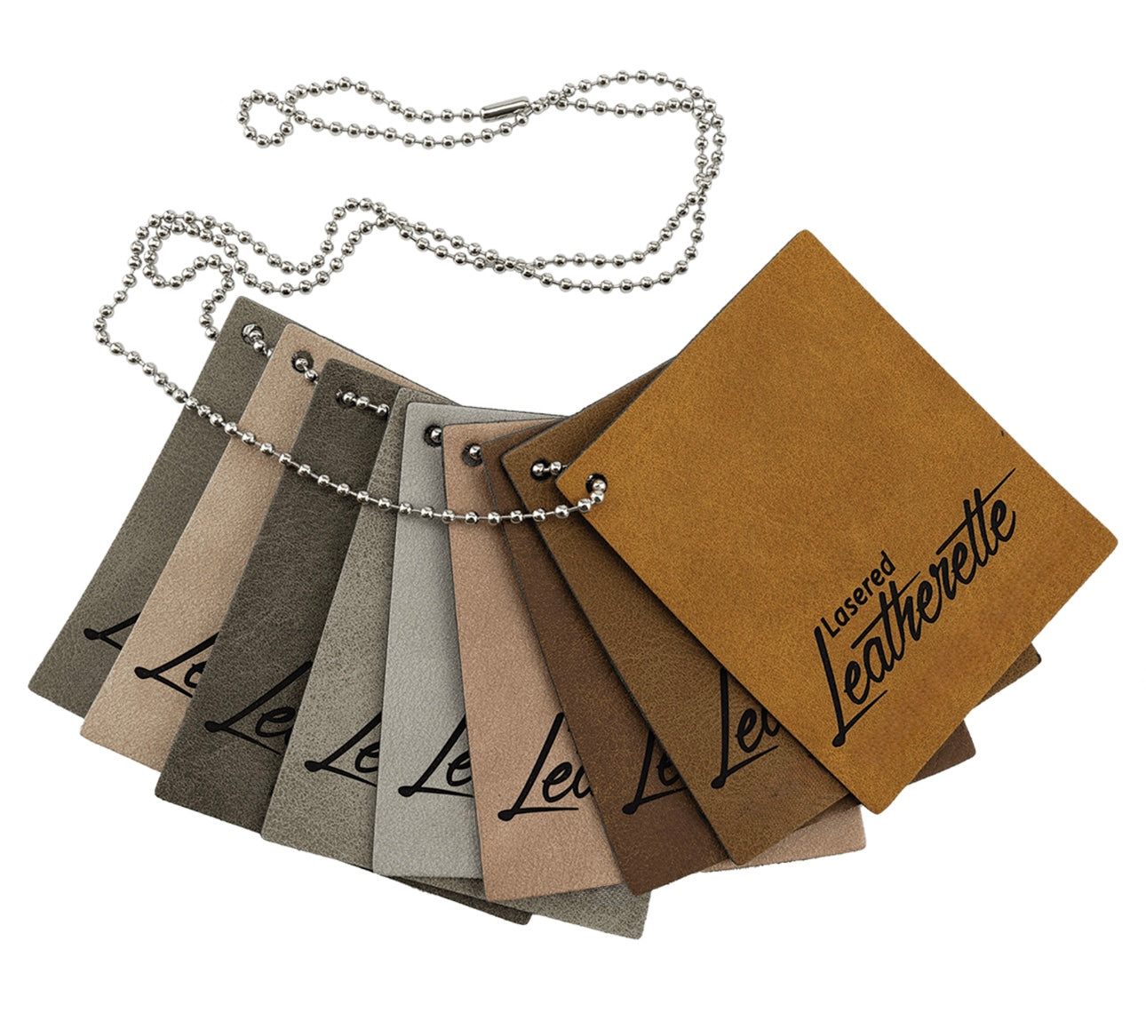 Premium (Thick) Lasered Leatherette Sheets (Earth Tones Collection) - 12" x 24”