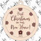 First Christmas in Our New Home (2 Layer Ornament) - Digital Download
