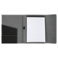 Laserable Leatherette Canvas Portfolios with Notepad