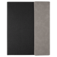 Laserable Leatherette Canvas Portfolios with Notepad