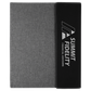 Laserable Leatherette Canvas Portfolios with Notepad