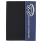 Laserable Leatherette Canvas Portfolios with Notepad