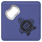 Leatherette Coasters (Square) with Bottle Opener - 6pc Sets