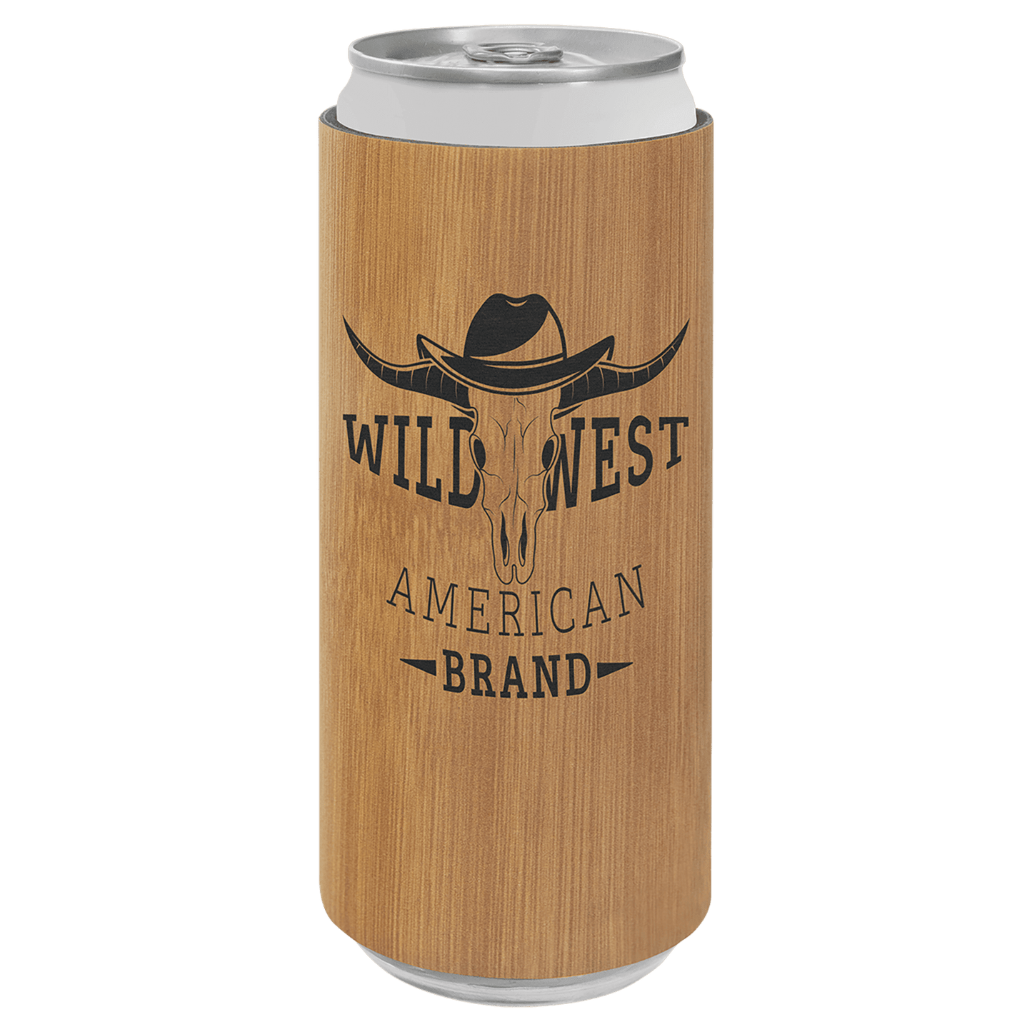 Laserable Leatherette Beverage Holders - Slim