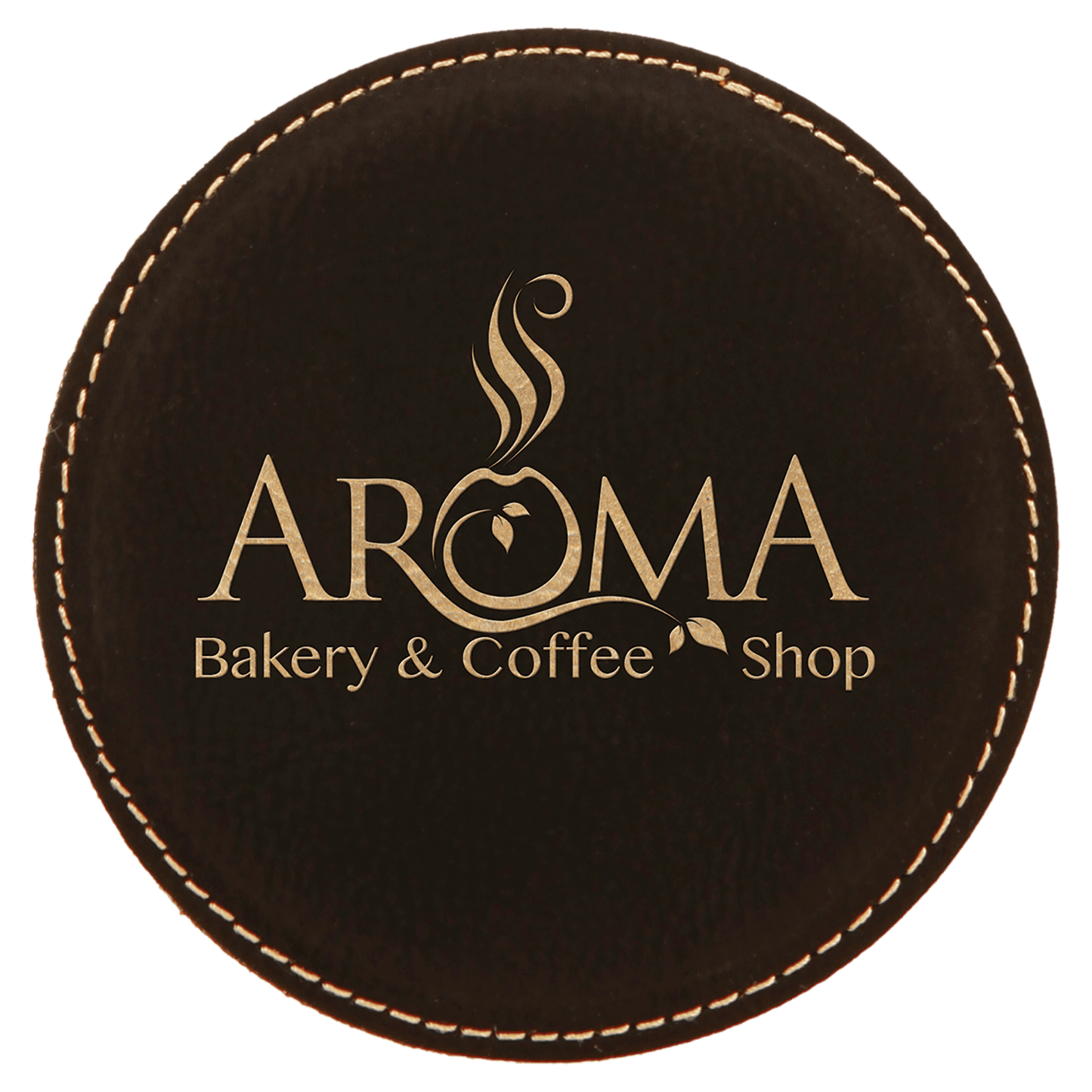 Leatherette Coasters - 6pc Sets (Round)