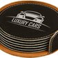 Leatherette Coasters - 6pc Sets (Round)