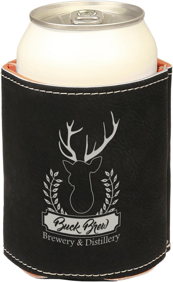 Laserable Leatherette Beverage Holders