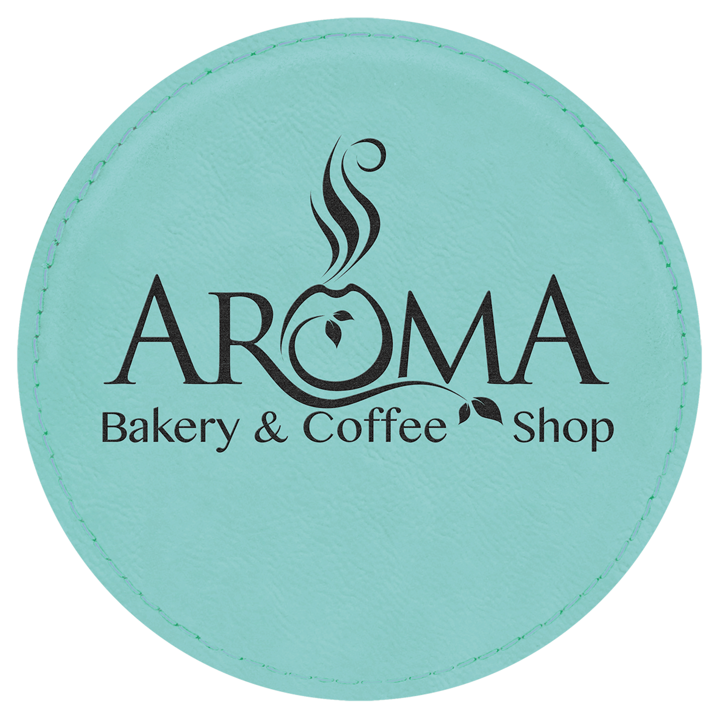 Leatherette Coasters - 6pc Sets (Round)