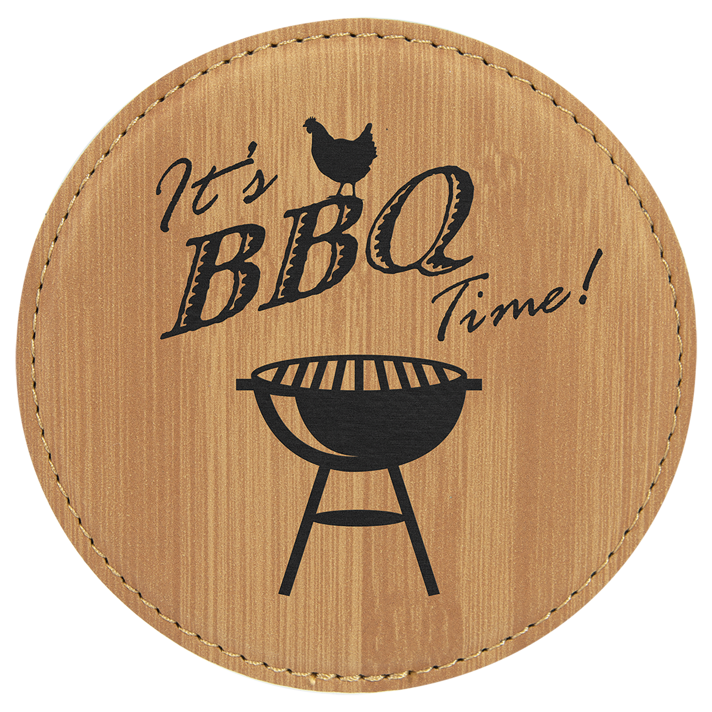 Leatherette Coasters - 6pc Sets (Round)