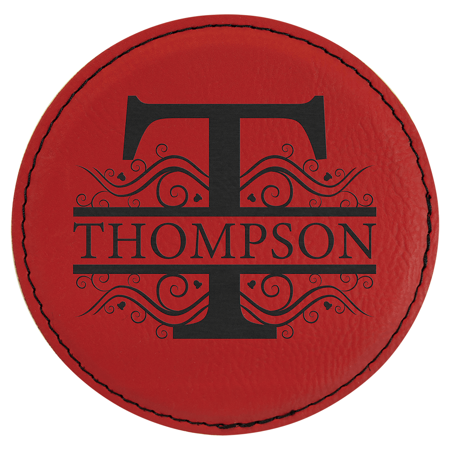 Leatherette Coasters - 6pc Sets (Round)