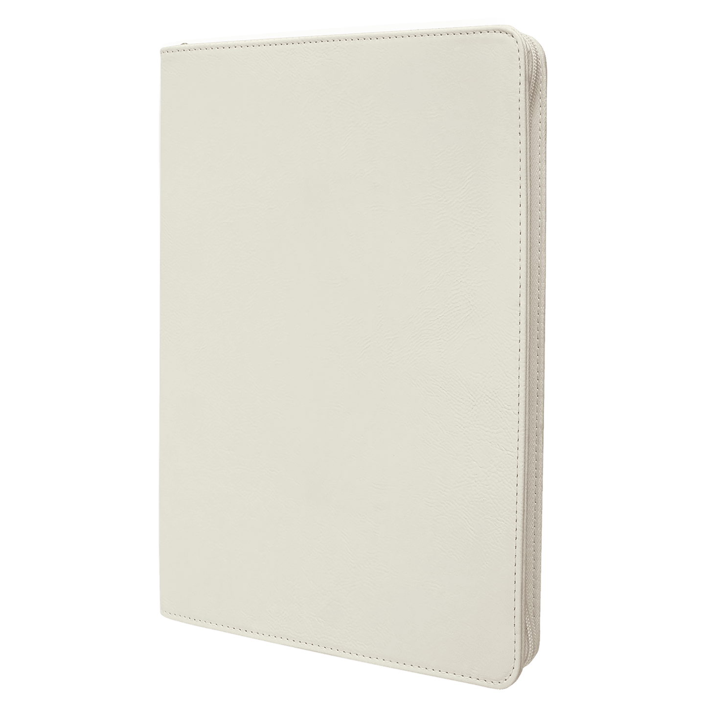 Laserable Leatherette Portfolio with Zipper