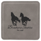 Leatherette Coasters - 6pc Sets (Square)