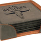 Leatherette Coasters - 6pc Sets (Square)