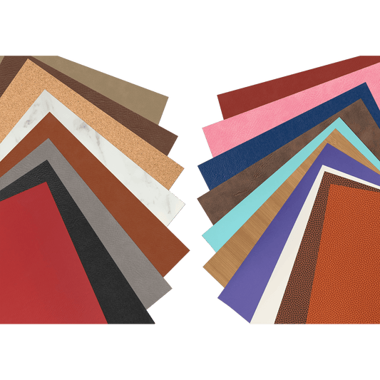 Leatherette Single Sheets (New Colours) - 12" x 24"