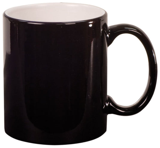 Ceramic Round LazerMugs - 11oz