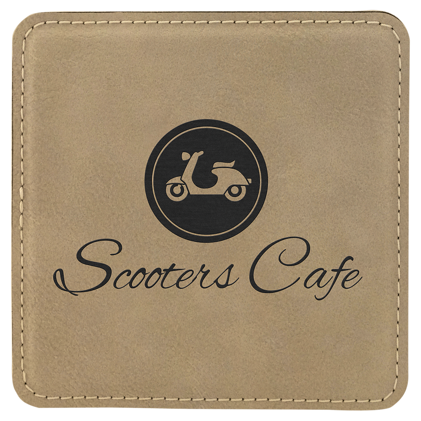 Leatherette Coasters - 6pc Sets (Square)