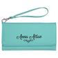 Laserable Leatherette Wallets with Strap